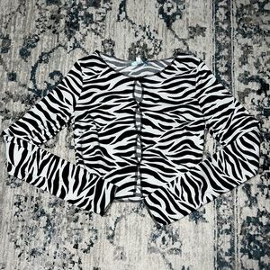 Zebra Print Women's Top